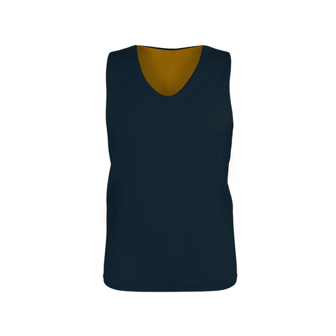 Badger Sport Youth Reversible Mesh Tank (A00118-026403), Color 'Navy/Gold'